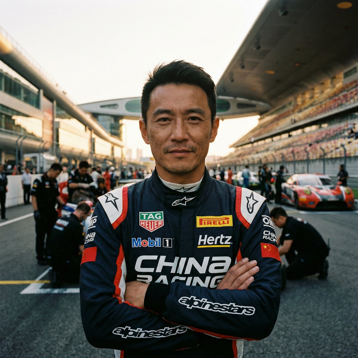 黑丝赛车手王教练