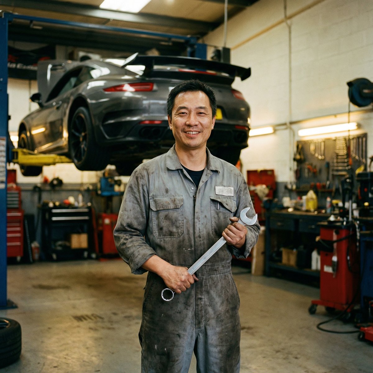 黑丝改装技师张师傅