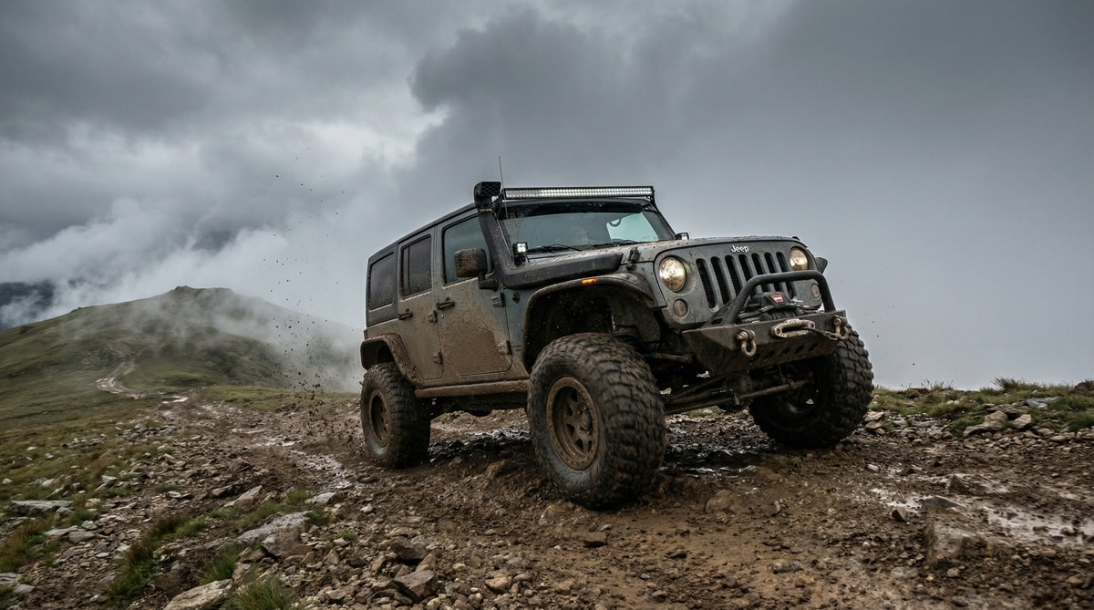 黑丝视频：Jeep牧马人越野